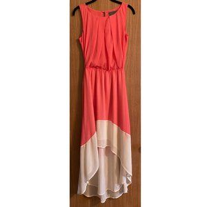 Sunday In Brooklyn Pink & Ivory High-Low Dress - Size: Small